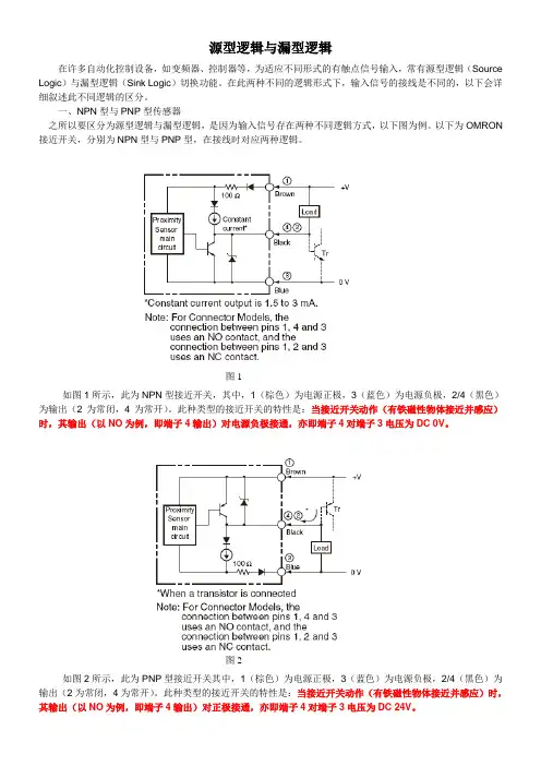 源型逻辑与漏型逻辑