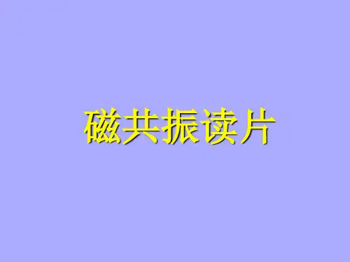 临床常见疾病磁共振阅片考试MRI读片