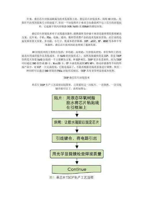 TSOP叠层芯片封装介绍