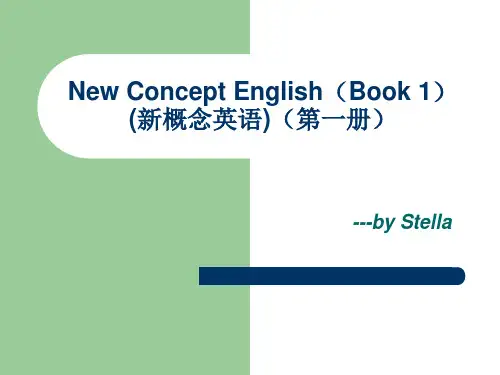新概念英语第一册 第37-38课 课件