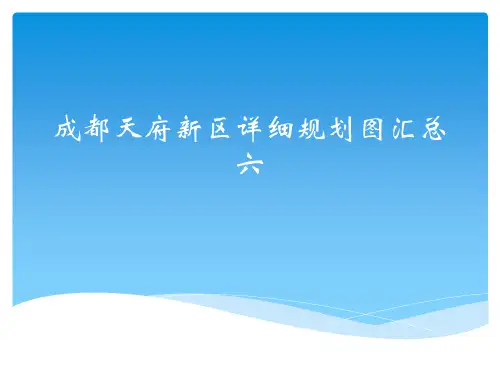 天府新区详细规划图6
