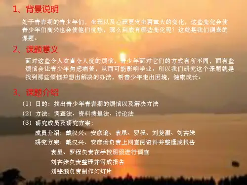 关于处于青春期的青少年的烦恼及解决方案