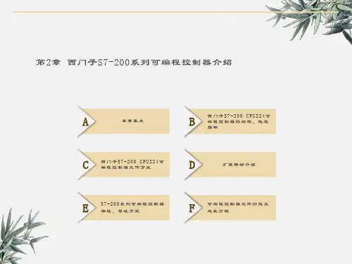 西门子S7200系列可编程控制器介绍
