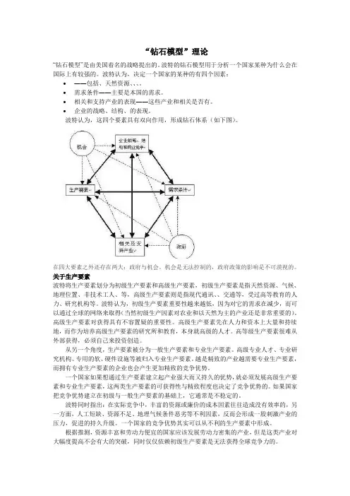钻石模型
