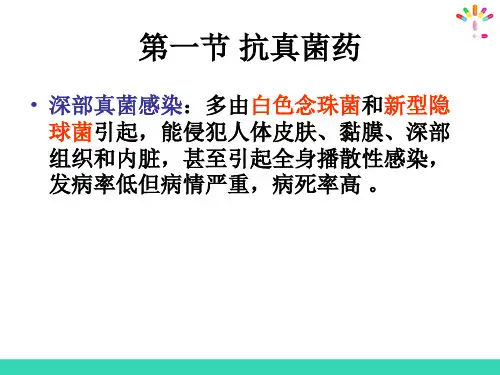 抗真菌药(药理学课件)