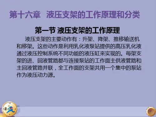 液压支架的工作原理.