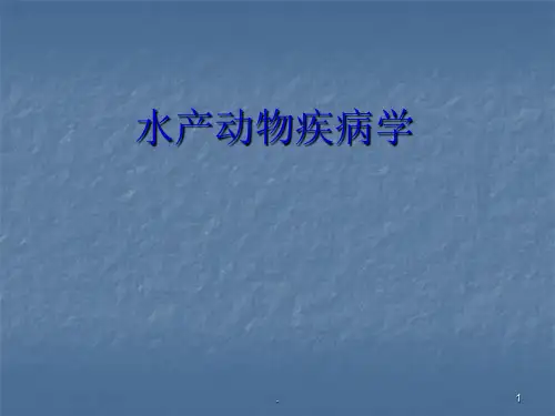 水生动物疾病ppt课件