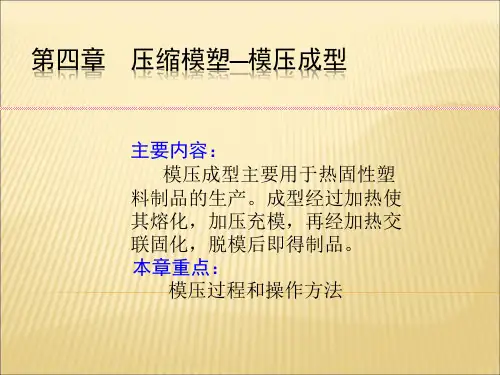 压缩模塑--模压成型