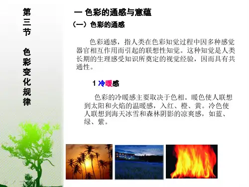色彩第五节 色彩的通感