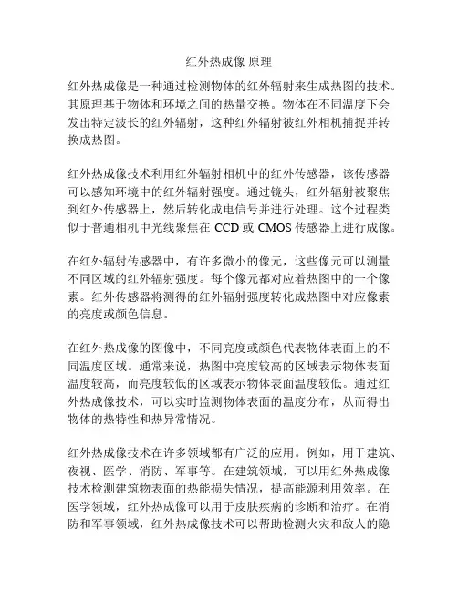 红外热成像 原理