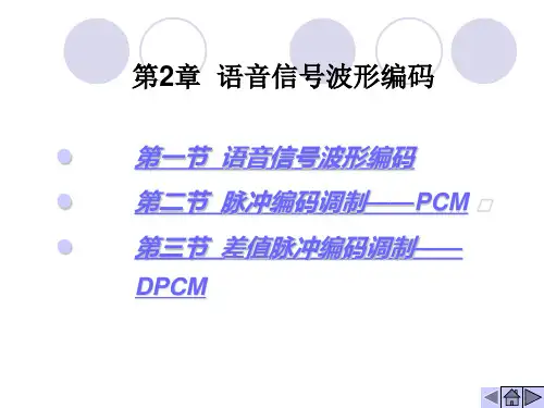 数字通信原理课件第二章
