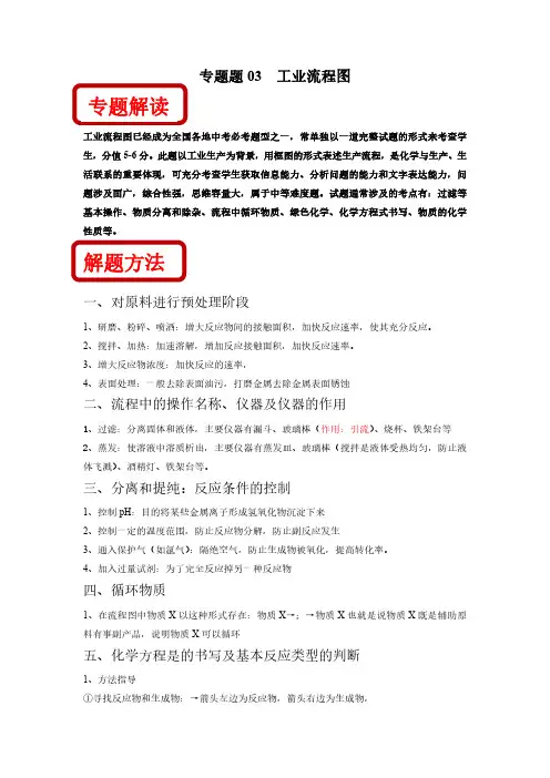 专题3 工业流程图-【中考突破】2023年中考化学专题突破(全国通用)(解析版)