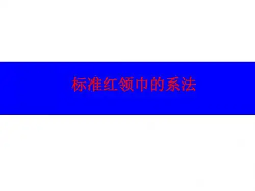 红领巾标准系法