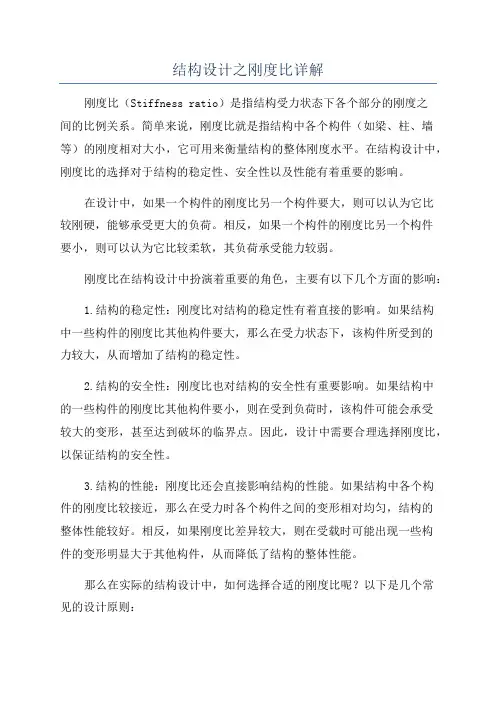结构设计之刚度比详解