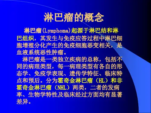 淋巴瘤ppt课件