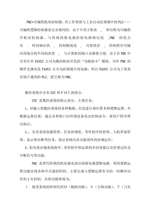 FANUC系统PMC的介绍1