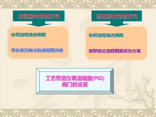 工艺管道仪表流程图PID