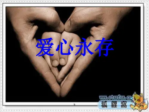 《爱心义卖图文》PPT课件