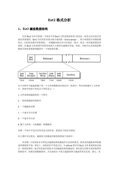 Ext2格式分析