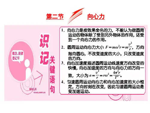 2.2向心力 (共42张PPT)