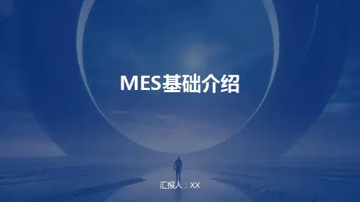 MES基础介绍