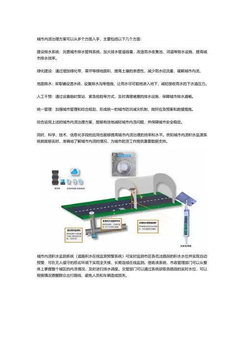 城市内涝治理方案都有哪些？