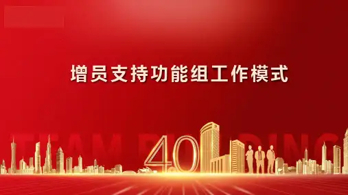 保险早会素材增员支持功能组工作职责运作关键动作评价体系