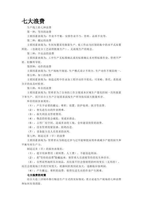 IE——七大浪费