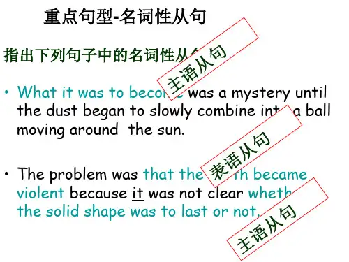 2013高考英语 名词性从句疑难解析