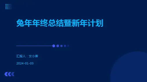 兔年年终总结暨新年计划