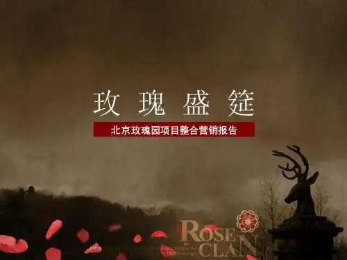 北京玫瑰园项目整合营销报告-131PPT