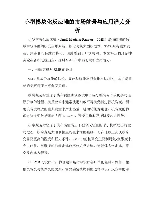 小型模块化反应堆的市场前景与应用潜力分析