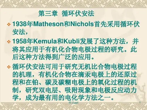 《循环伏安法》PPT课件