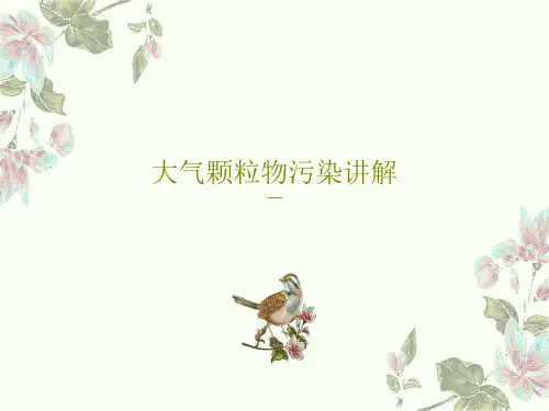 大气颗粒物污染讲解PPT共50页