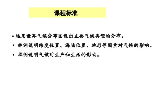 第三章天气与气候 复习课件(共28张PPT) 地理人教版七年级上册