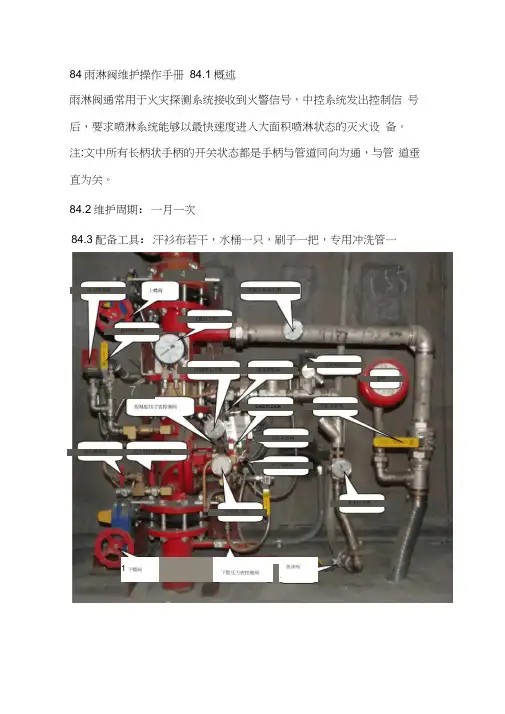 雨淋阀维护操作手册