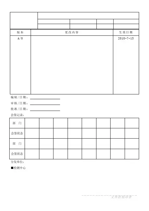 插件标准规范