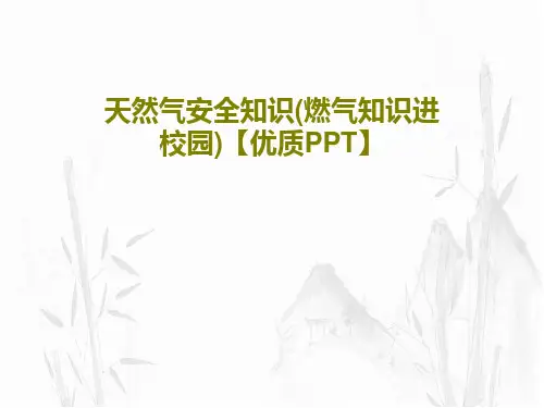 天然气安全知识(燃气知识进校园)【优质PPT】共42页文档