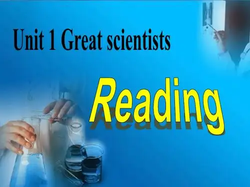 人教版英语必修五Unit 1(Reading) 课件(共34张PPT)