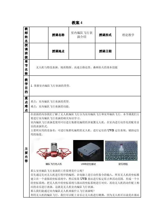 无人机发烧友 2.12.室内编队飞行表演介绍