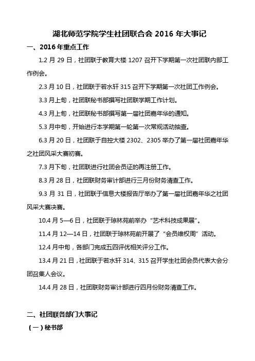 2015-2016年(下)大事记