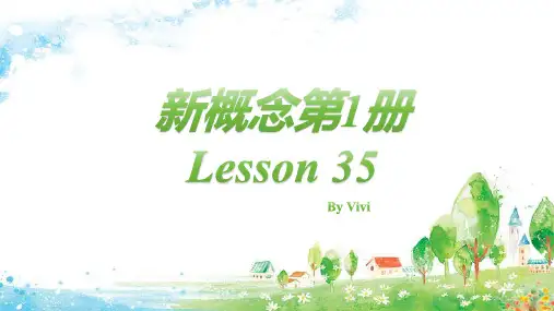 Lesson35Ourvillage(课件)新概念英语第一册