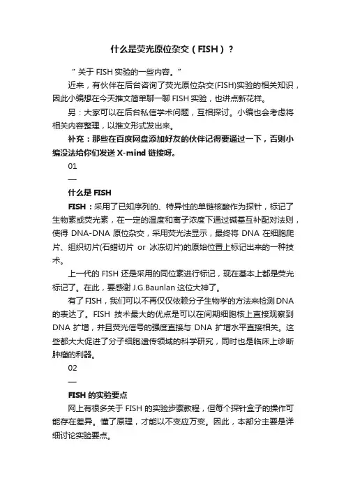 什么是荧光原位杂交（FISH）？