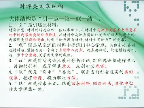 时评结构(1)