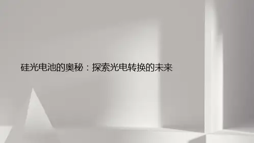 硅光电池的基本结构’