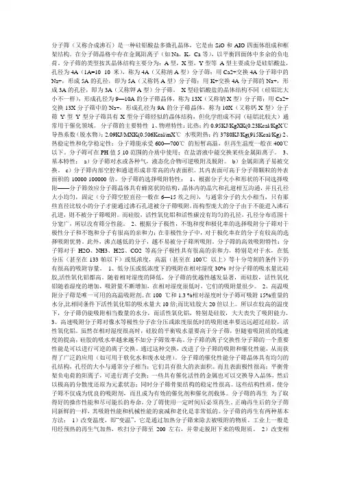 分子筛