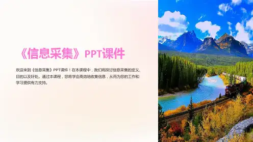 《信息采集》课件