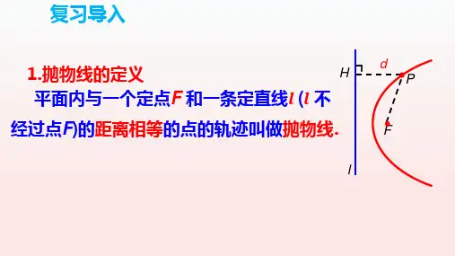 3.3.2抛物线的简单几何性质(第1课时)课件-高二上学期数学人教A版(2019)选择性必修第一册