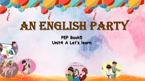 人教版(PEP)五年级上册Unit4Whatcanyoudo？PartALet’slearn课件