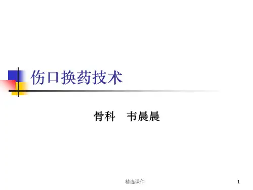 伤口换药技术ppt课件